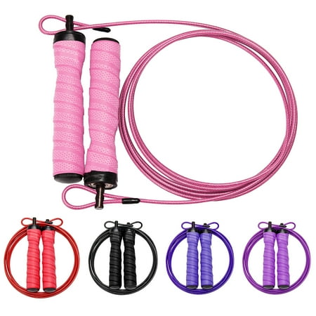 Weighted Jump Rope Adjustable Workout Rope Double Unders Outdoor Boxing Training